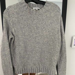 & Other Stories Gray Crew Neck Sweater XS